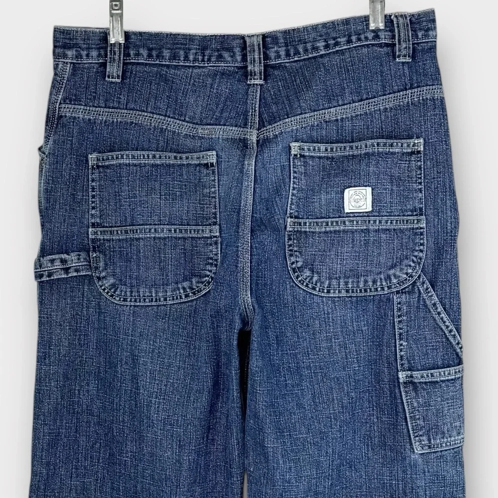vintage 90s Sonoma men’s carpenter jeans 34 waist baggy utility cargo slouchy